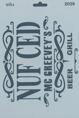 Pedido Al Por Mayor PLANTILLA SILU 2029 NUF CED VERTICAL 25 x 18 CM