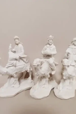 REYES MAGOS A CAMELLO 16 CM Máxima Calidad