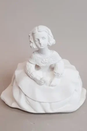 MENINA DE ESCAYOLA - MENINA MARIA AUGUSTINA 9 CM Garantía De Devolución De Dinero