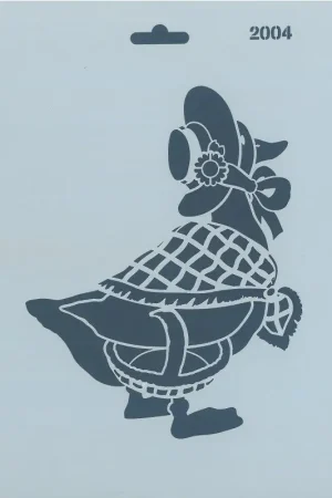 Liquidación PLANTILLA MAMÁ PATO 25 x 18 CM SILU 2004