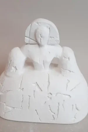 Precio Reducido MENINA DE ESCAYOLA - MENINA AGRIETADA 20 CM