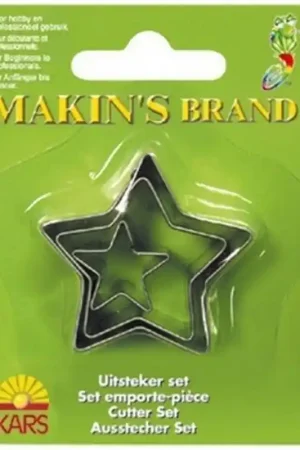 3 CORTADORES ESTRELLAS MAKINS METALICOS Tendencia