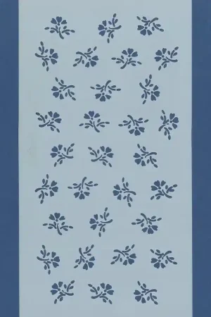 PLANTILLA SILU 1024 FLORECITAS CON HOJAS Liquidación