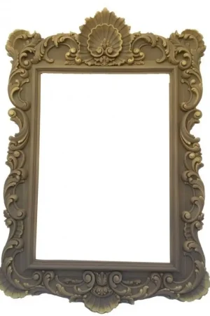 Lujoso MARCO DE CONCHA GRANDE