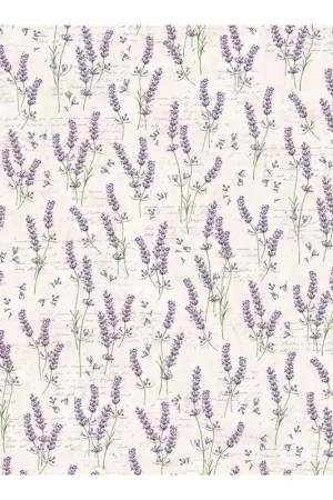 Lujoso PAPEL DECOUPAGE TASS PLANTA LAVANDA 50x70 CM