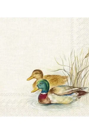 PAQUETE 20 SERVILLETAS DECOUPAGE HUNTED DUCKS Mejor Precio