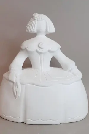 Entrega Rápida MENINA DE ESCAYOLA 22 CM