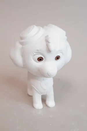 FIGURA INFANTIL DE ESCAYOLA PATRULLA CANINA SKYE Máxima Calidad