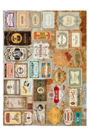 PAPEL DE ARROZ CADENCE CARTELES VINTAGE 30x41 CM Mejor Precio