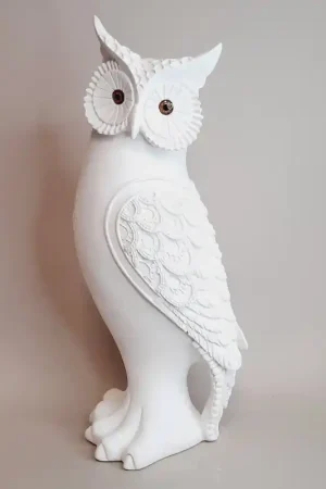 Premium FIGURA DE ESCAYOLA BUHO DERECHA