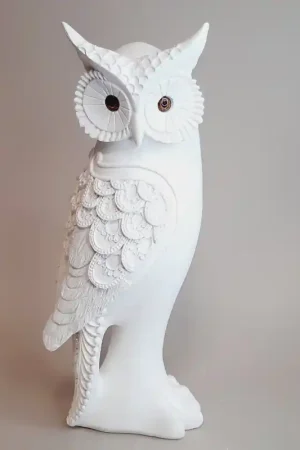 FIGURA DE ESCAYOLA BUHO IZQUIERDA Súper Precio