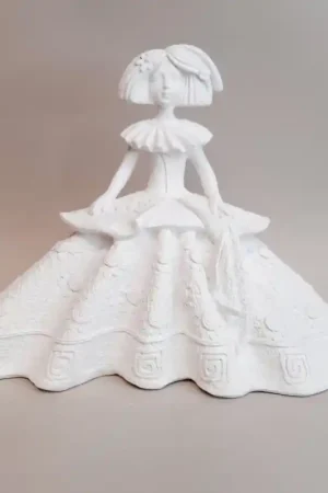 Ordena Ya MENINA DE ESCAYOLA MENINA VOLANTES IZQ18+24 CM