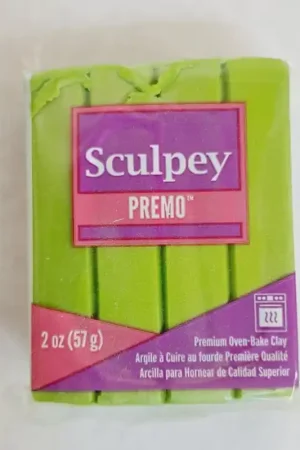 Mayoreo ARCILLA POLIMERICA PREMO SCULPEY VERDE PERLA BRILLANTE 5035