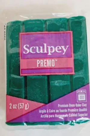 PASTA MODELAR SCULPEY PREMO VERDE BOSQUE Solo Hoy