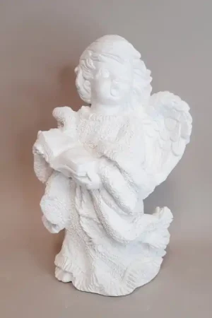 A Buen Precio ANGEL DE ESCAYOLA ANGEL CANTOR 24 CM