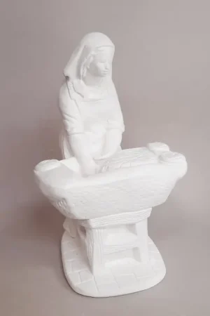 Promoción PANADERA AMASANDO PAN 20 CM FIGURA ESCAYOLA