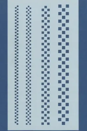 PLANTILLA SILU 1047 GRECA CON CUADRADOS Precio Bajo