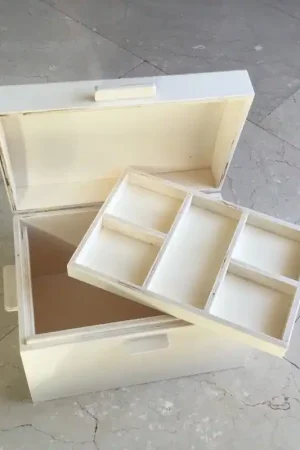 Ordena Ya BAUL BANDEJA ALTO DE MADERA PARA PINTAR