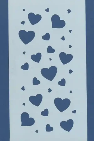 Favorito De Clientes PLANTILLA SILU 1050 FONDO DE CORAZONES