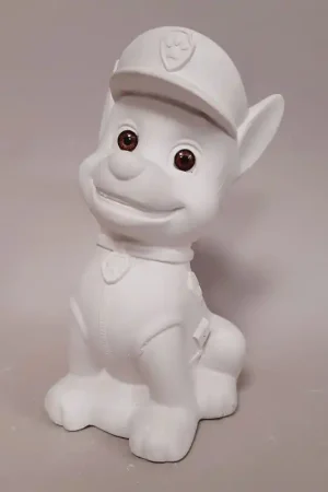 FIGURA INFANTIL DE ESCAYOLA PERRO POLICIA 18 CM Marca Reconocida