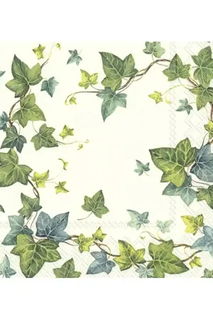 5 SERVILLETAS DECORATIVAS HOJAS DE HIEDRA Imprescindible (Must-Have)