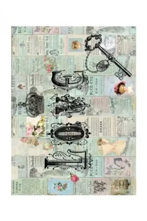 Precio Bajo PAPEL DE ARROZ CADENCE ANUNCIOS VINTAGE 30x41 CM