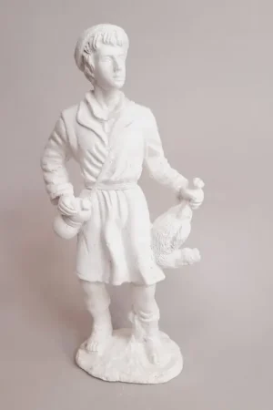 Alta Calidad PASTOR CON GALLINA 21 CM PORTAL DE BELÉN