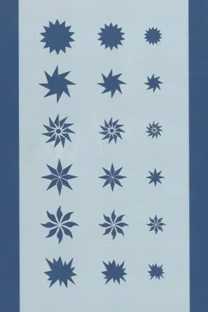 PLANTILLA SILU 1064 ESTRELLAS MUCHAS FORMAS Económico