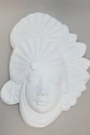 Súper Precio MASCARA DE ESCAYOLA CONCHAS PARA PINTAR 20 CM