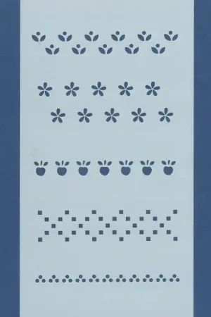 Popular PLANTILLA SILU 1078 CENEFA FLORES