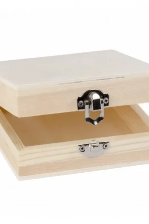 CAJA PEQUEÑA DE MADERA 12X12X4 CM Devolución Gratuita