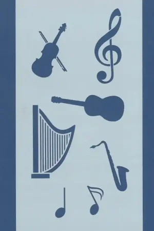 PLANTILLA SILU 1083 INSTRUMENTOS MUSICALES Premium