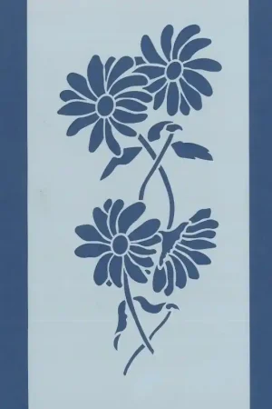 Auténtico PLANTILLA SILU 1086 FLORES GRANDES