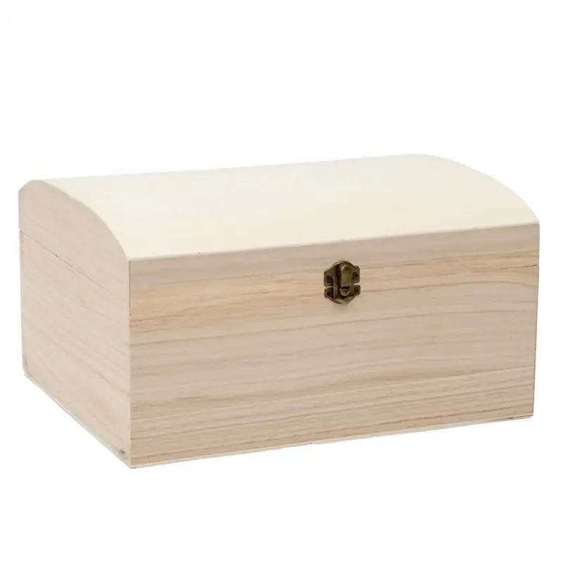 Mejor Precio BAUL DECORATIVO DE MADERA 30x24x16 CM