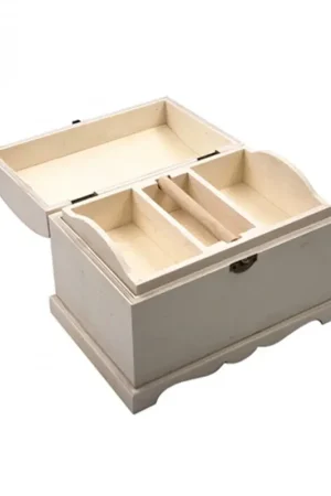 Rebajas JOYERO CON BANDEJA 22x15x15 CM