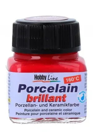 PORCELAIN BRILLANT ROJO CARMÍN HOBBY LINE 20ML Ordena Ya