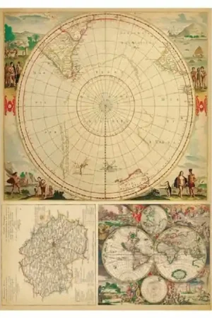 PAPEL DE ARROZ CADENCE MAPAS ANTIGUOS 30x41 CM Precio Reducido