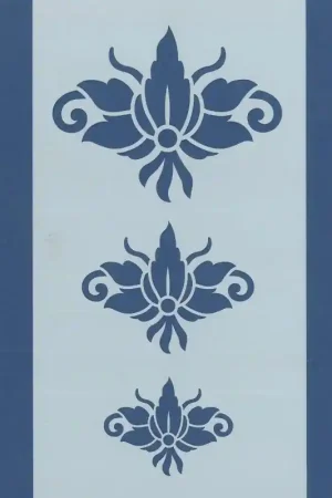 Exclusivo PLANTILLA SILU 1110 FLOR TRES TAMAÑOS