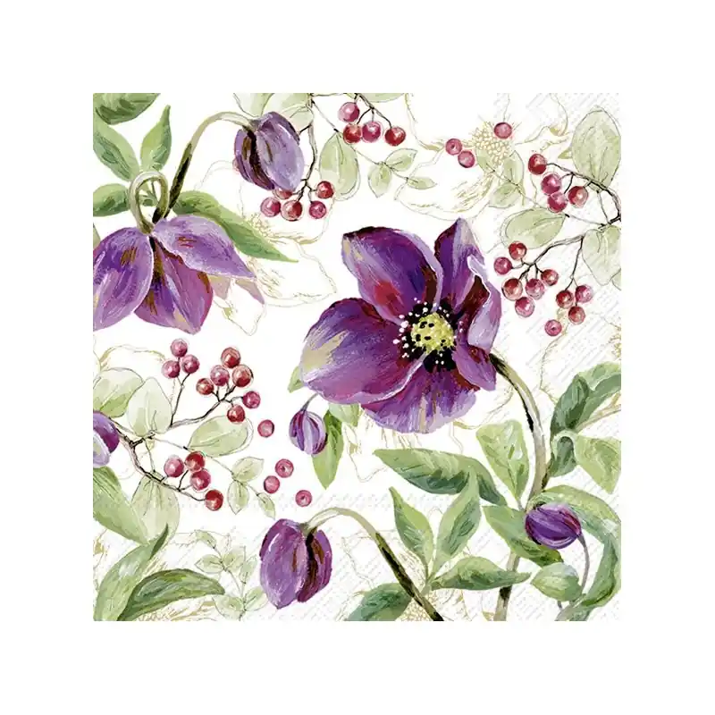 Moderno 5 SERVILLETAS DE PAPEL ROSA NOEL