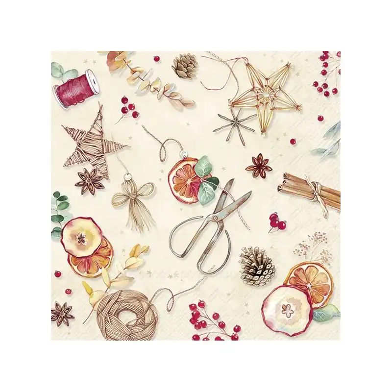 PAQUETE 20 SERVILLETAS DECOUPAGE CINNAMON FLAVOR Favorito De Clientes