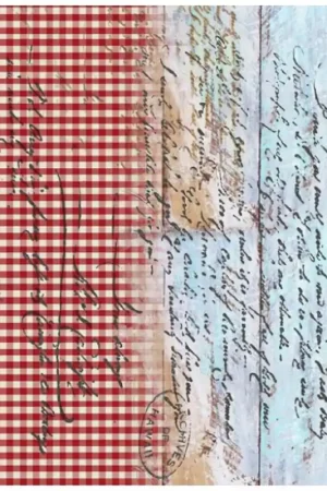 Tendencia PAPEL DE ARROZ CADENCE FONDO MARINO LETRAS 30x41 CM