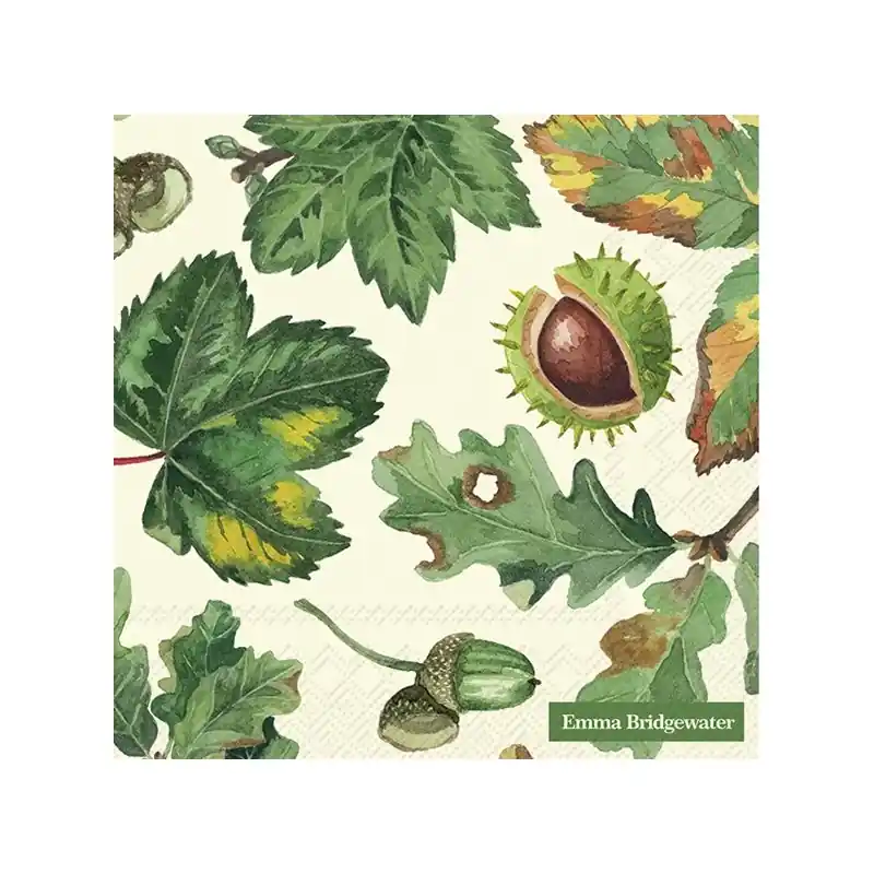 PAQUETE 20 SERVILLETAS DE DISEÑO PARA DECOUPAGE HOJAS DE ARBOLES Compra Hoy