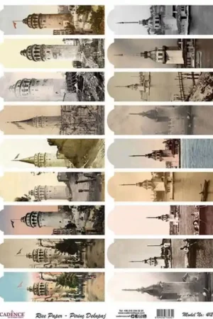 Pago Seguro PAPEL DE ARROZ CADENCE TORRES 30x41 CM