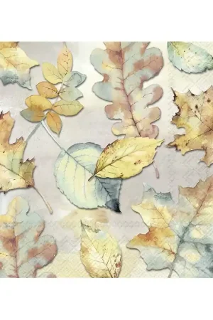 5 SERVILLETAS ELEGANTES FAVORITE LEAVES Promoción Exclusiva