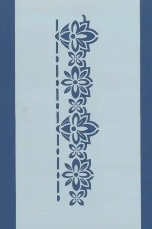 PLANTILLA SILU 1122 GRECA DE FLORES Exclusivo