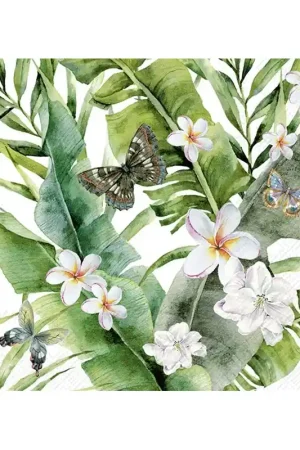 5 SERVILLETAS DE PAPEL JUNGLE LEAVES Venta Final