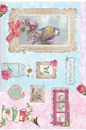 PAPEL DE ARROZ CADENCE SPRING SHABBY 30x41 CM Compra Ahora