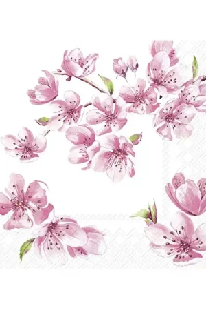 Últimas Unidades 5 SERVILLETAS DECORATIVAS SAKURA