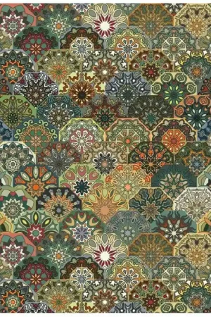 Pedido Al Por Mayor PAPEL DE ARROZ CADENCE GRECAS VERDES 30x41 CM