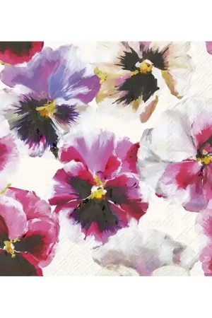 Exclusivo 5 SERVILLETAS DE DISEÑO PARA DECOUPAGE VIOLA